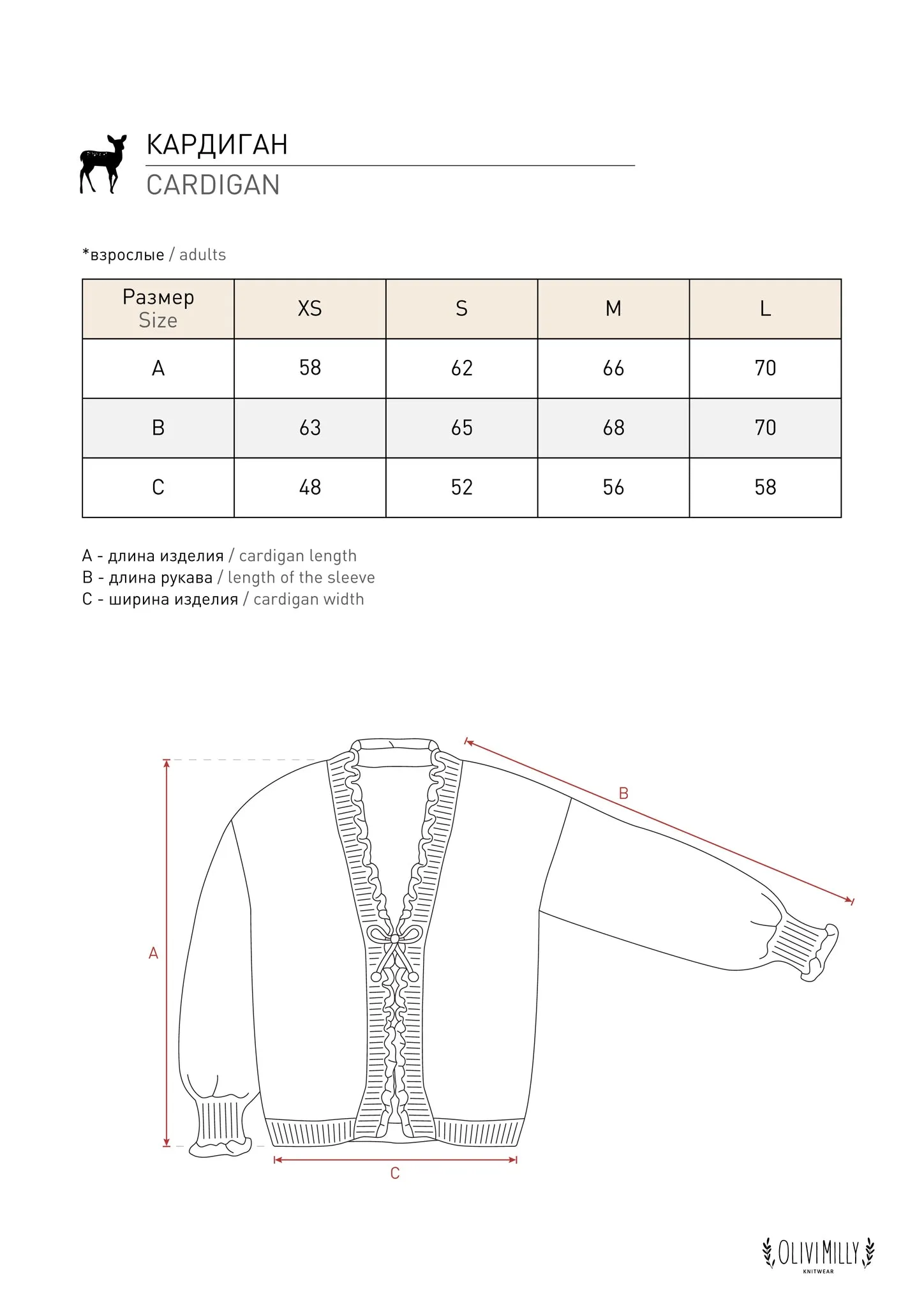 Adult Strawberries cardigan | Powder Pink