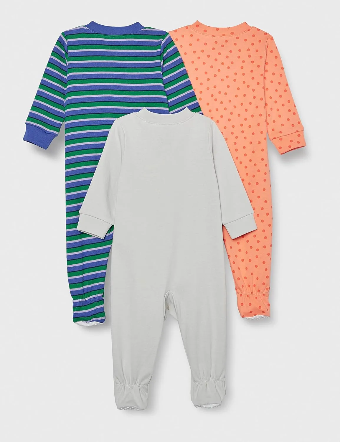 Amazon Essentials Unisex Toddlers and Babies' Snug-Fit Cotton Footless Sleeper Pajamas, Multipacks