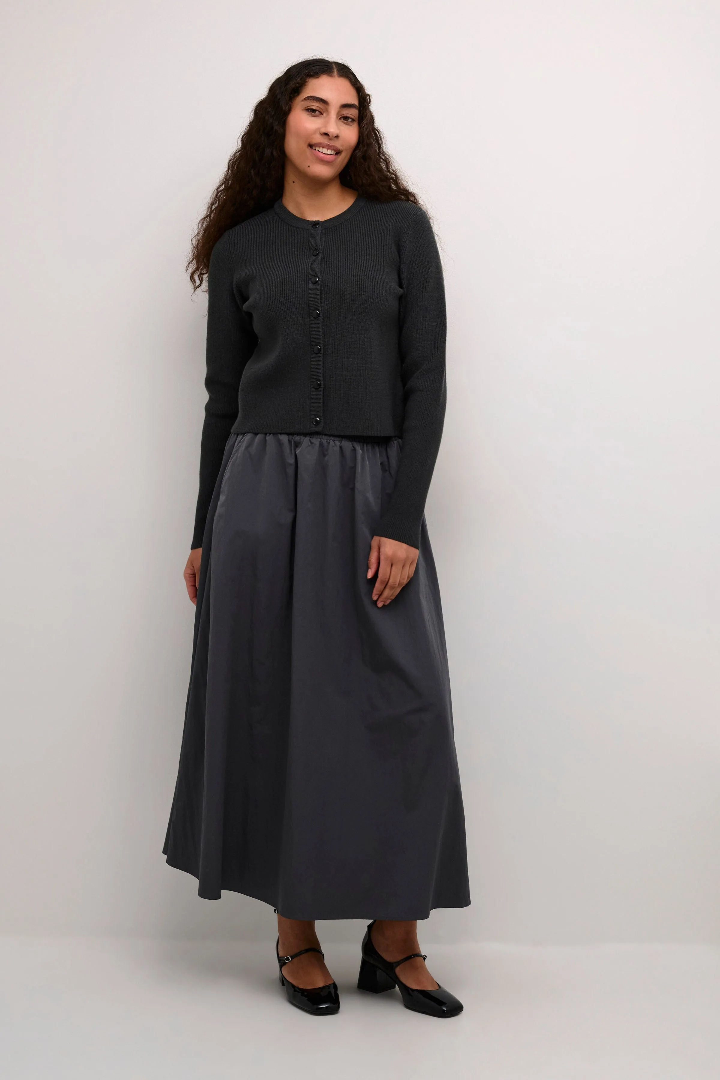 Amy Cardigan - Black Oyster