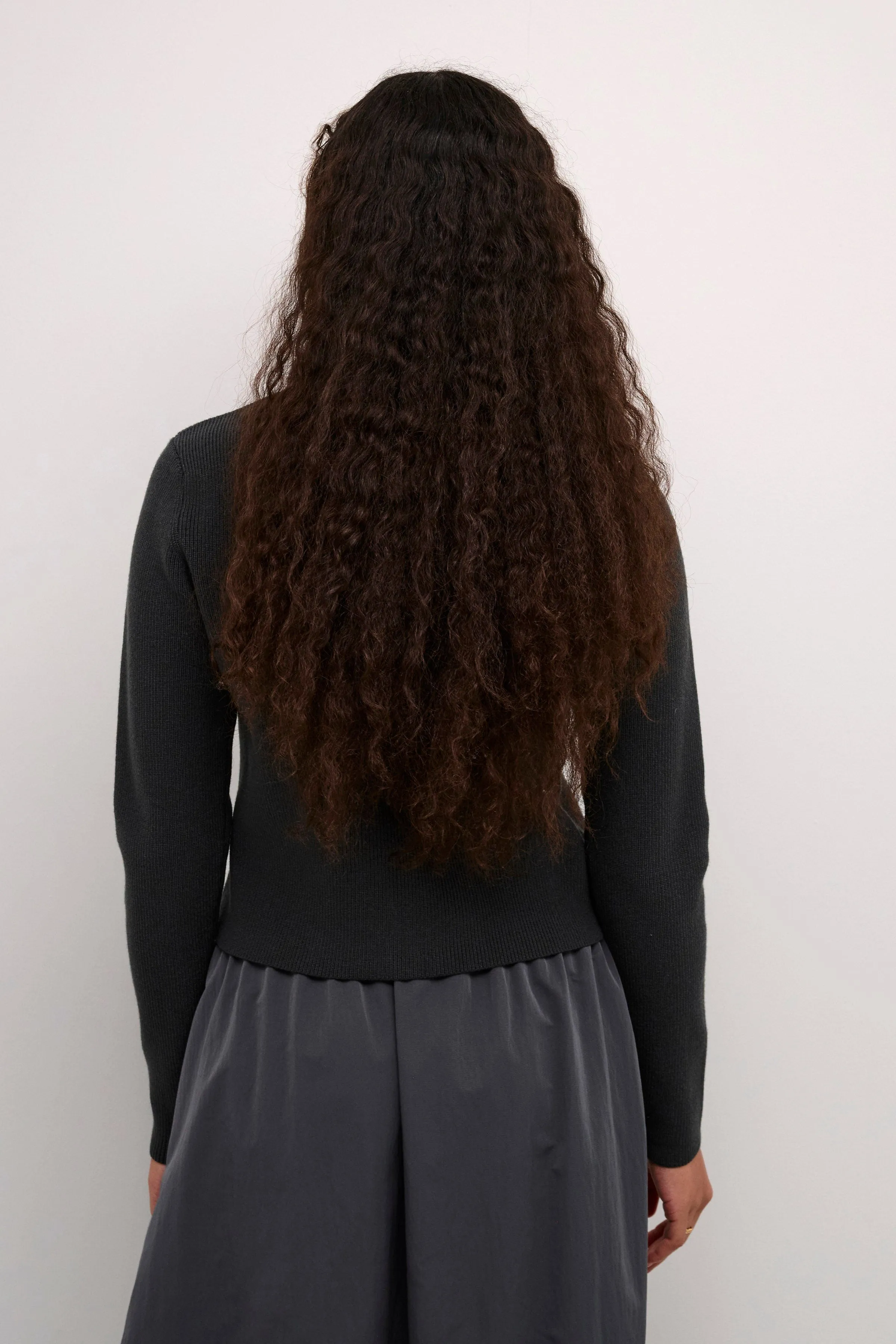Amy Cardigan - Black Oyster