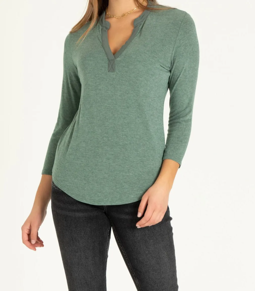 AVALYN HENLEY TOP THYME