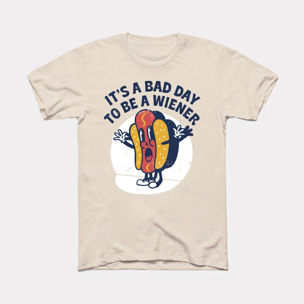 Bad Day To Be A Wiener Adult Unisex Tee