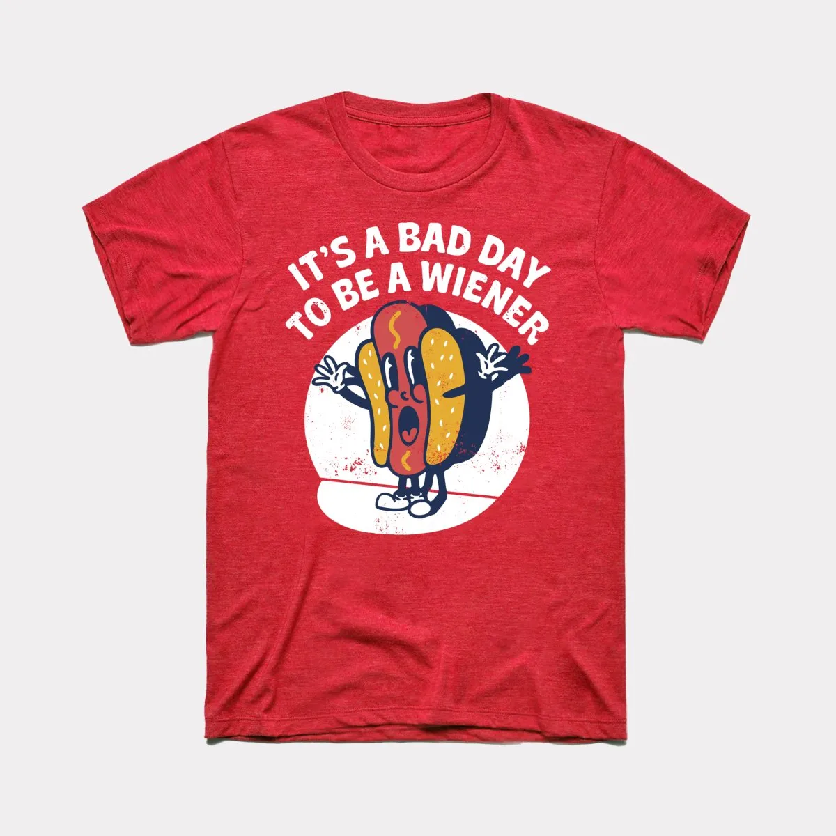 Bad Day To Be A Wiener Adult Unisex Tee