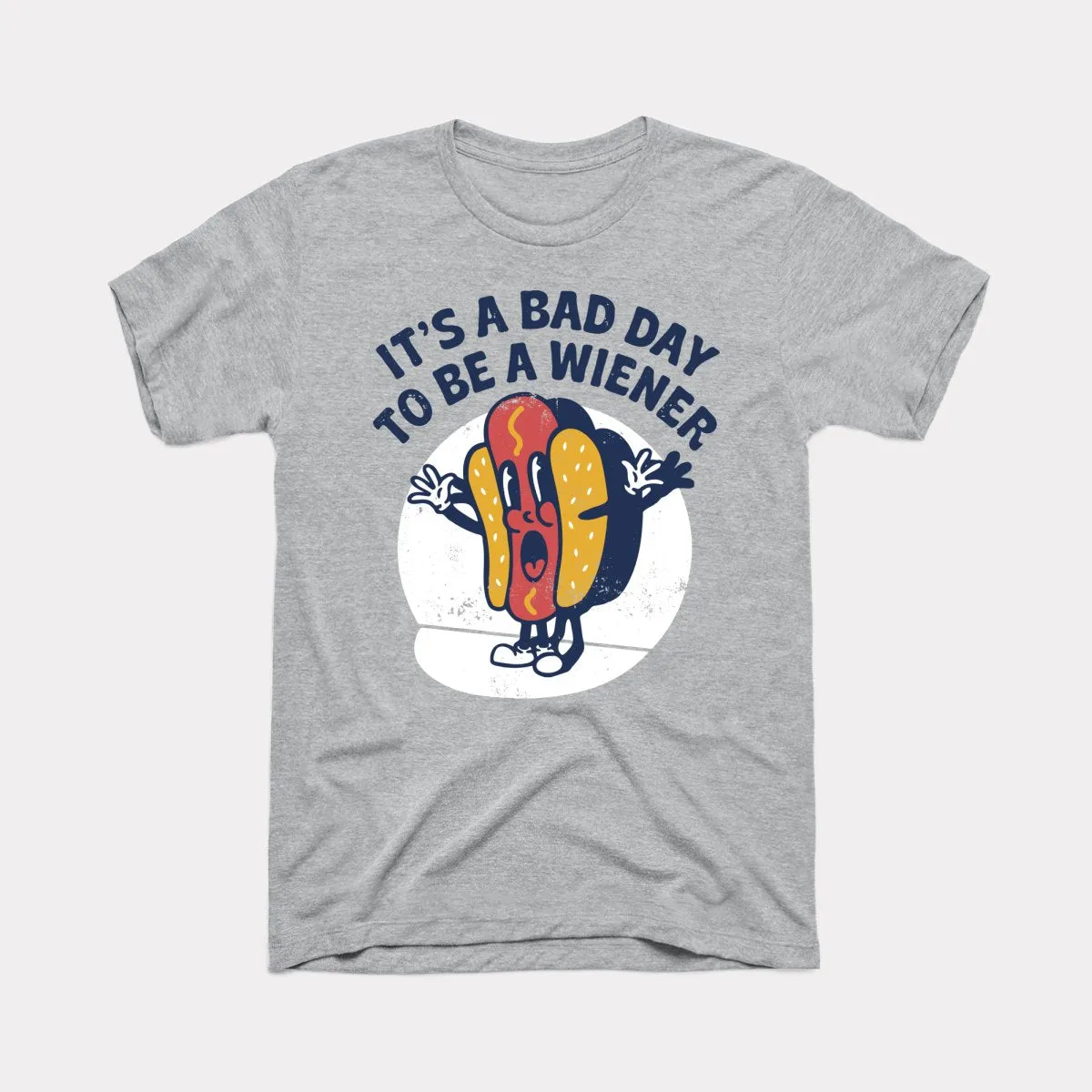 Bad Day To Be A Wiener Adult Unisex Tee