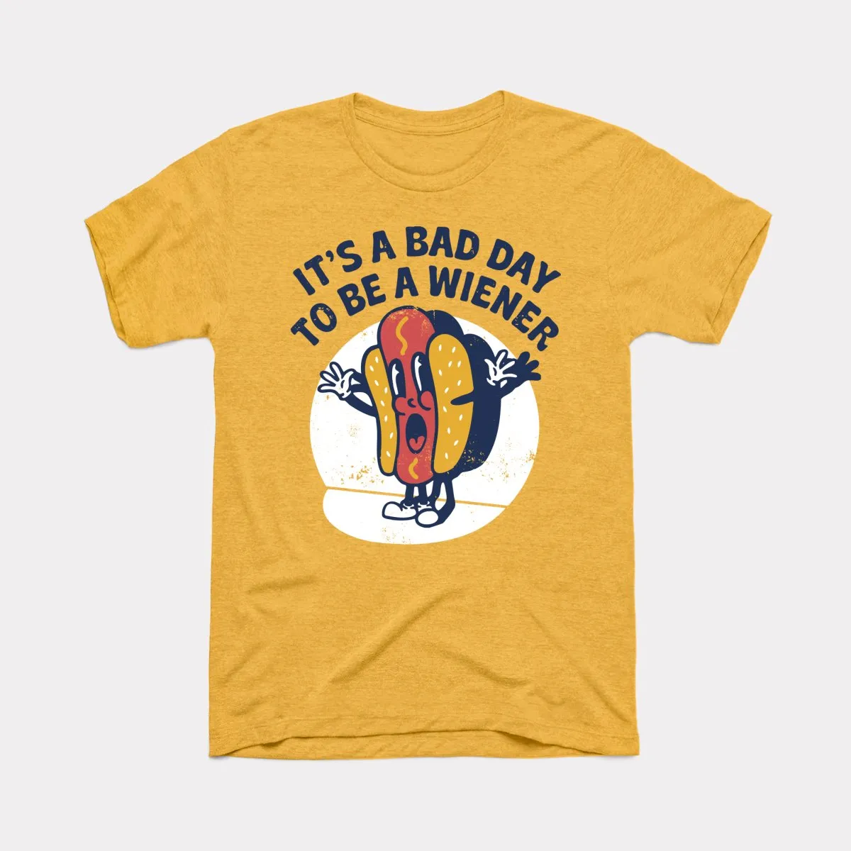Bad Day To Be A Wiener Adult Unisex Tee