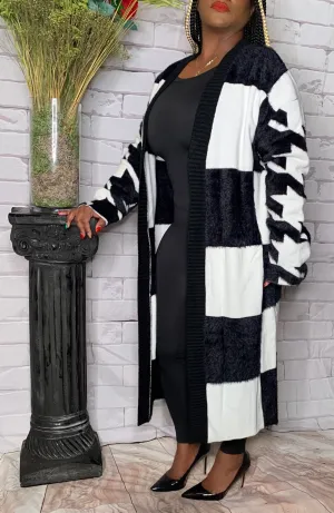 BLK, Heavy weight ultra soft fuzzy fluffy knit sweater