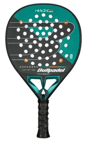 Bullpadel Hack 04 Hybrid 2025 Padel Racket - Black / Green