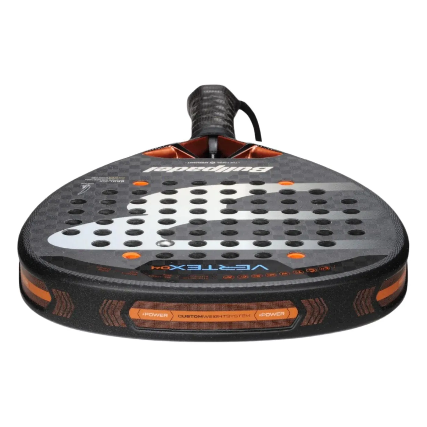 Bullpadel Vertex 04 2025 Padel Racket - Black / Copper