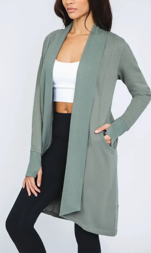 Butter Long Sleeve Open Cardigan