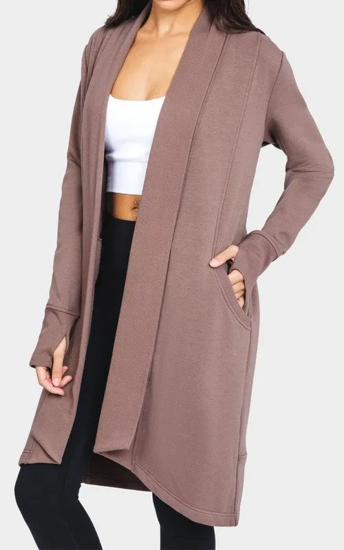 Butter Long Sleeve Open Cardigan
