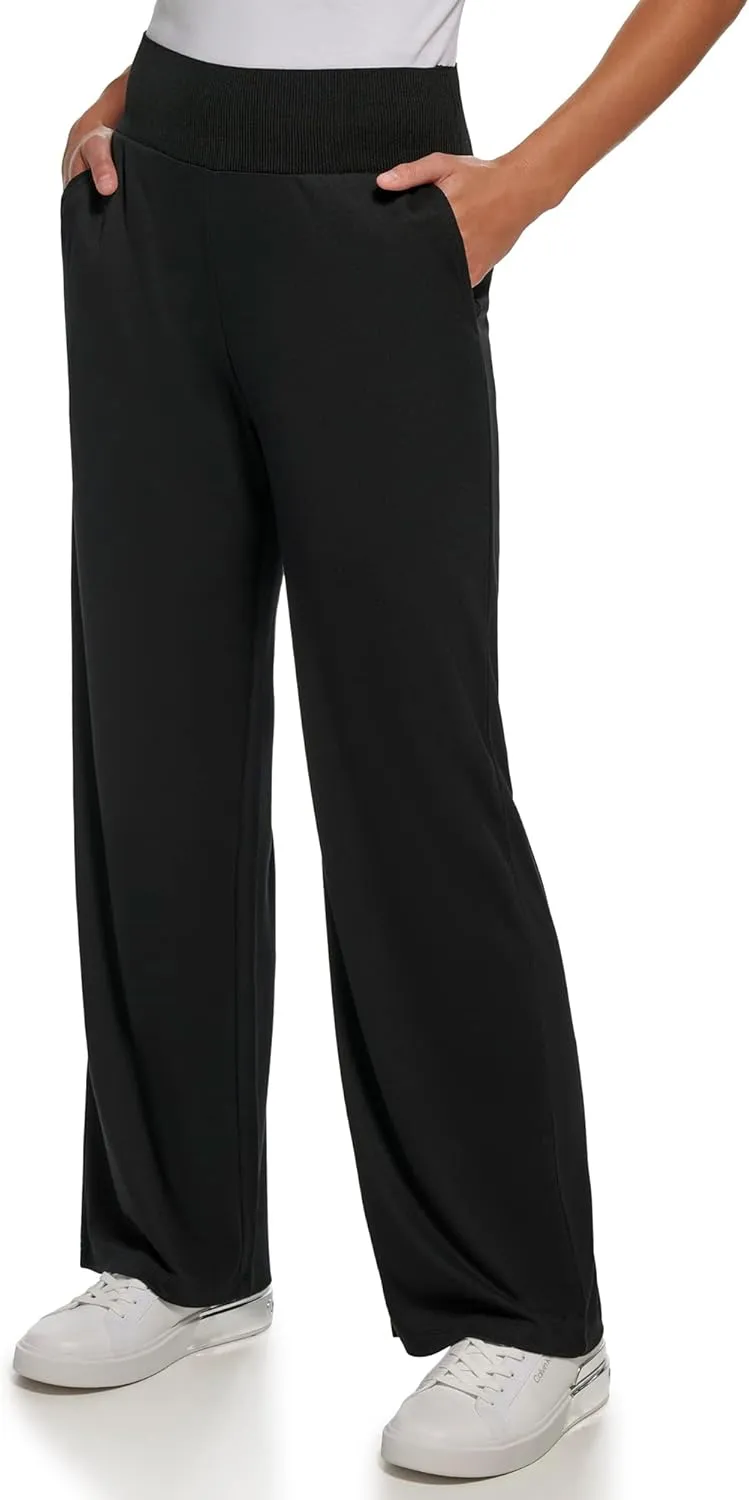Calvin Klein Women's Loose Elastic Waist Essential Pant