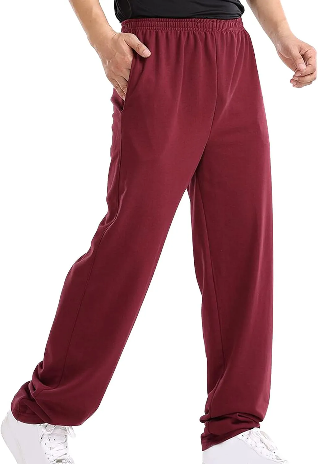 Cargo Pants for Men Big and Tall Pants Drawstring Sports Workout Trousers Elastic Waist Outdoor Pants Men Sweatpants