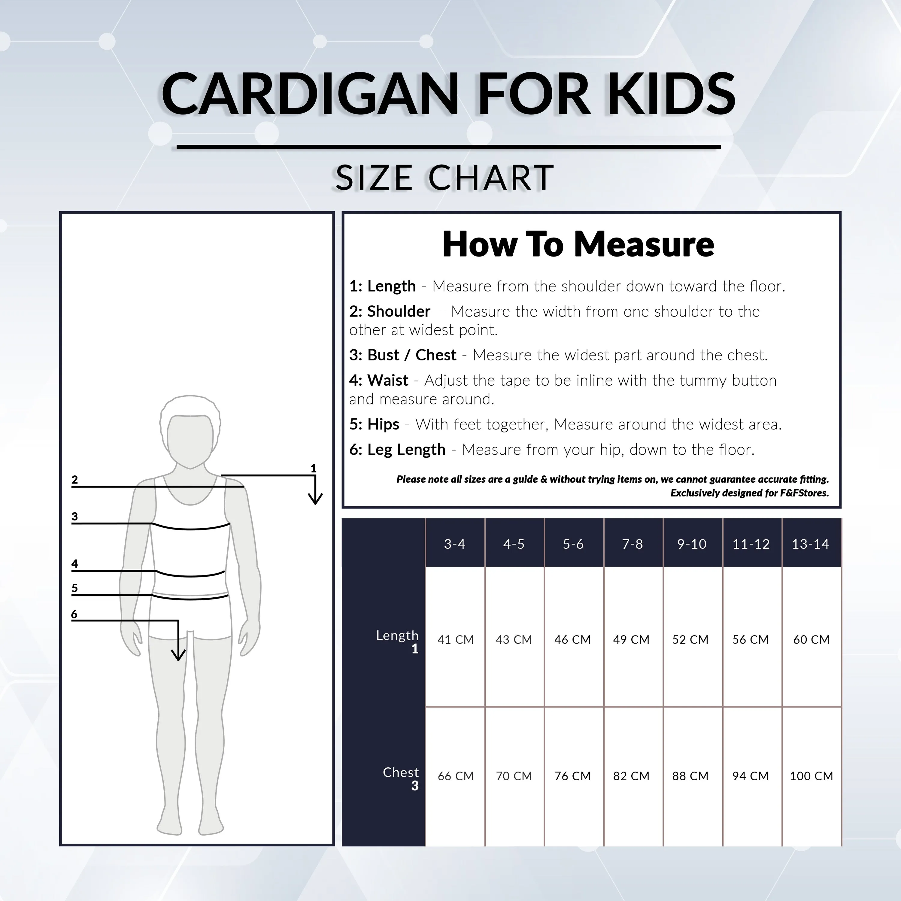 CityComfort Cardigan for Girls and Boys, 1 Pack - Plain Button Down Cardigan