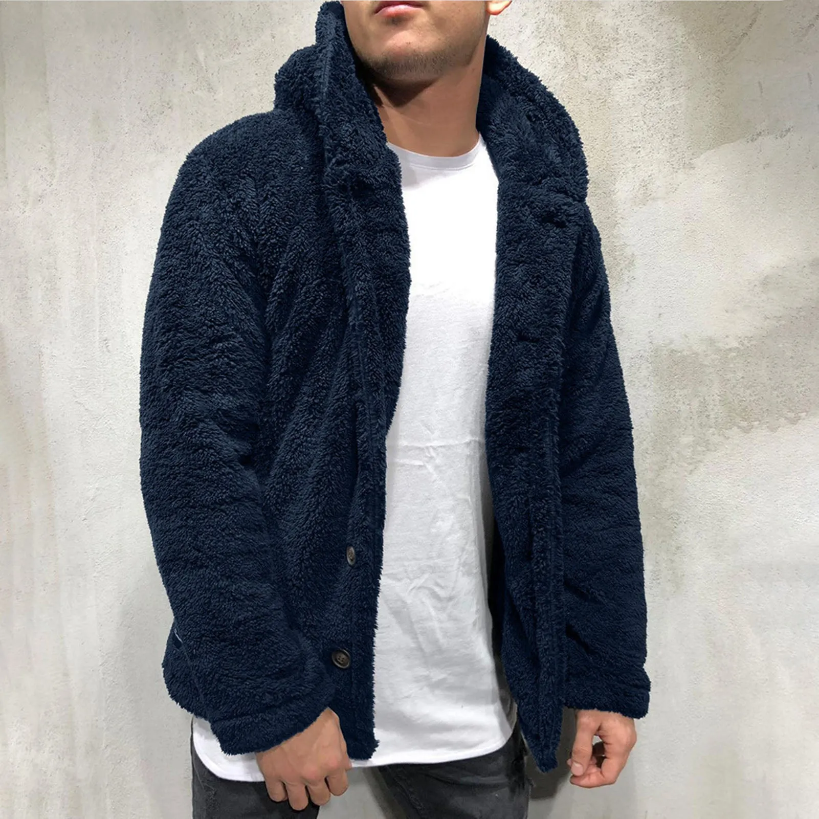 Coat Fluffy Fleece Thick Warm Coat