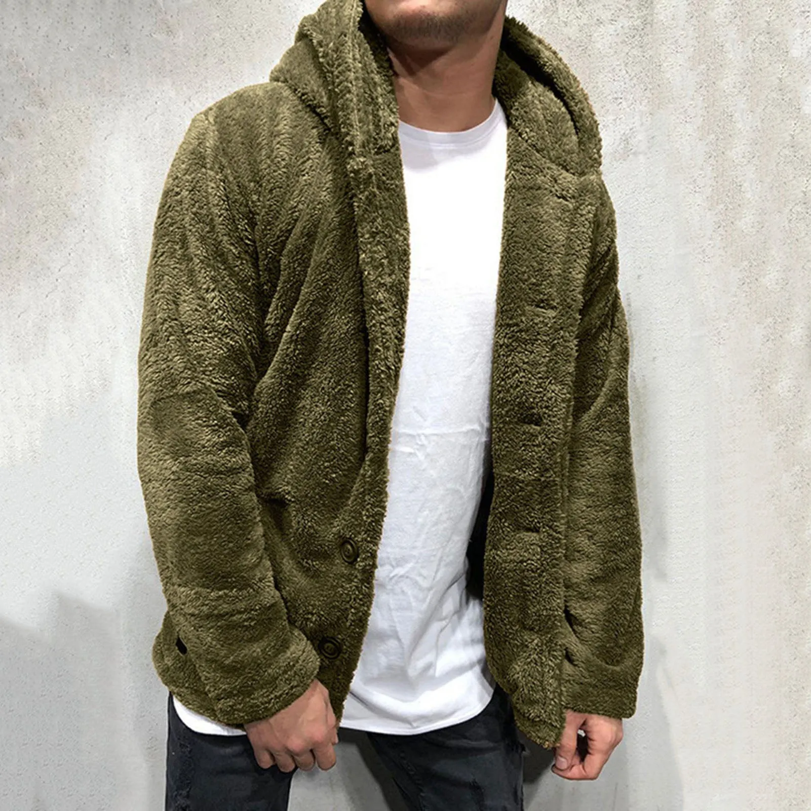 Coat Fluffy Fleece Thick Warm Coat