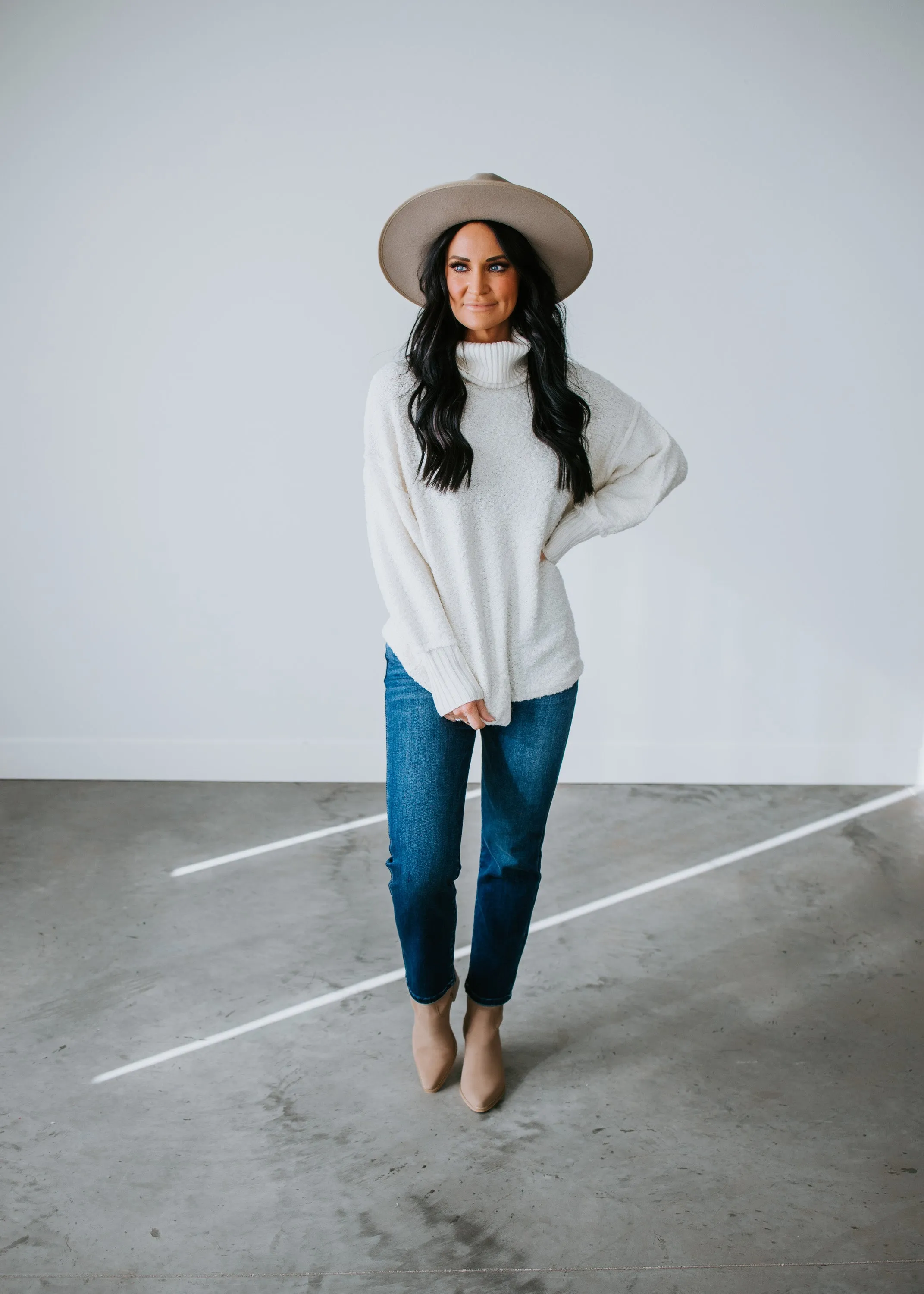 Daney Oversized Turtleneck Sweater