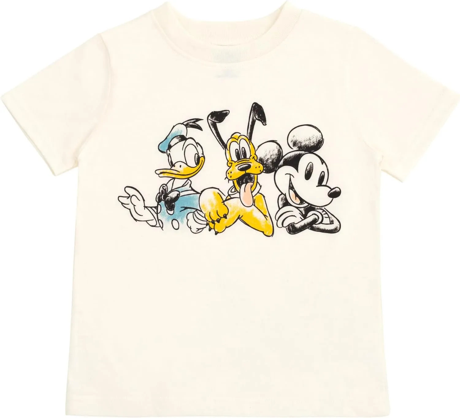 Disney Mickey Mouse Cotton Gauze Button Down Shirt, T-Shirt & Shorts 3 Piece Set Infant to Little Kid Sizes (12 Months- 7-8)