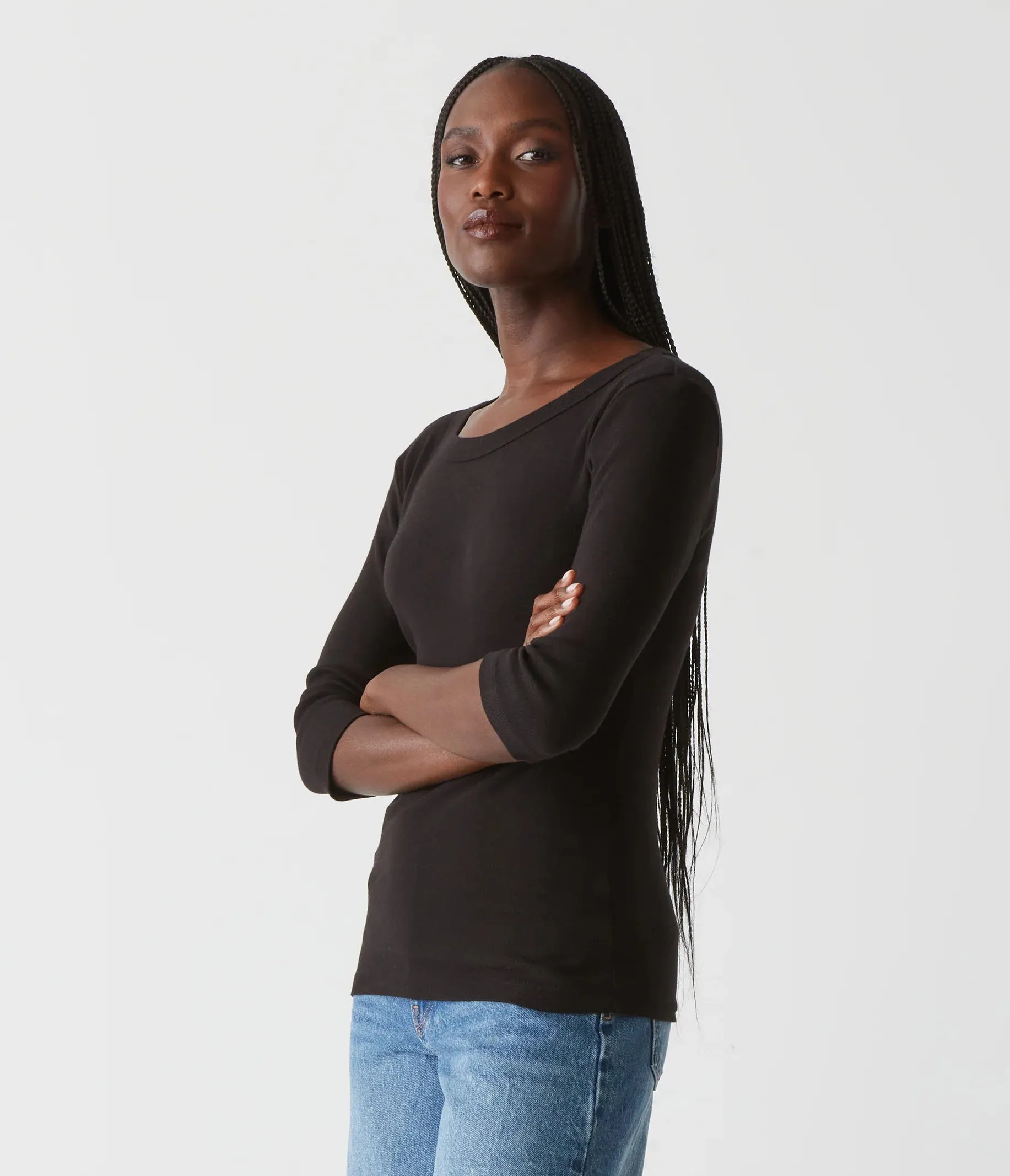 Dot 3/4 Sleeve Tee