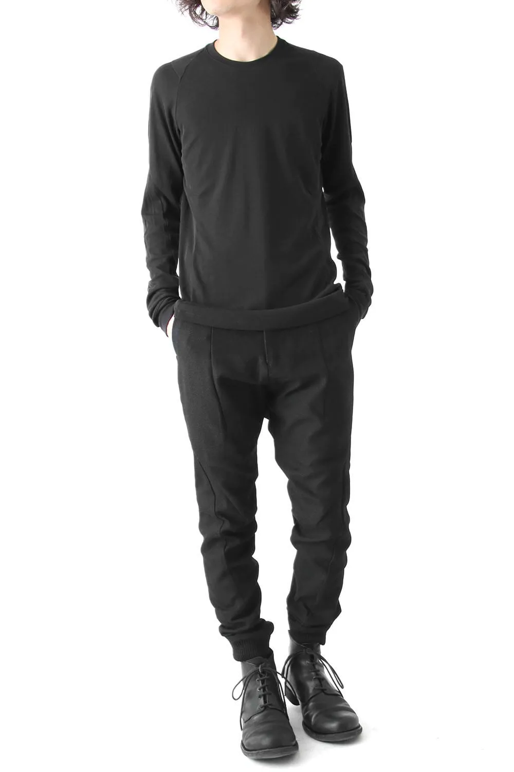 Easy Pants Charcoal Print