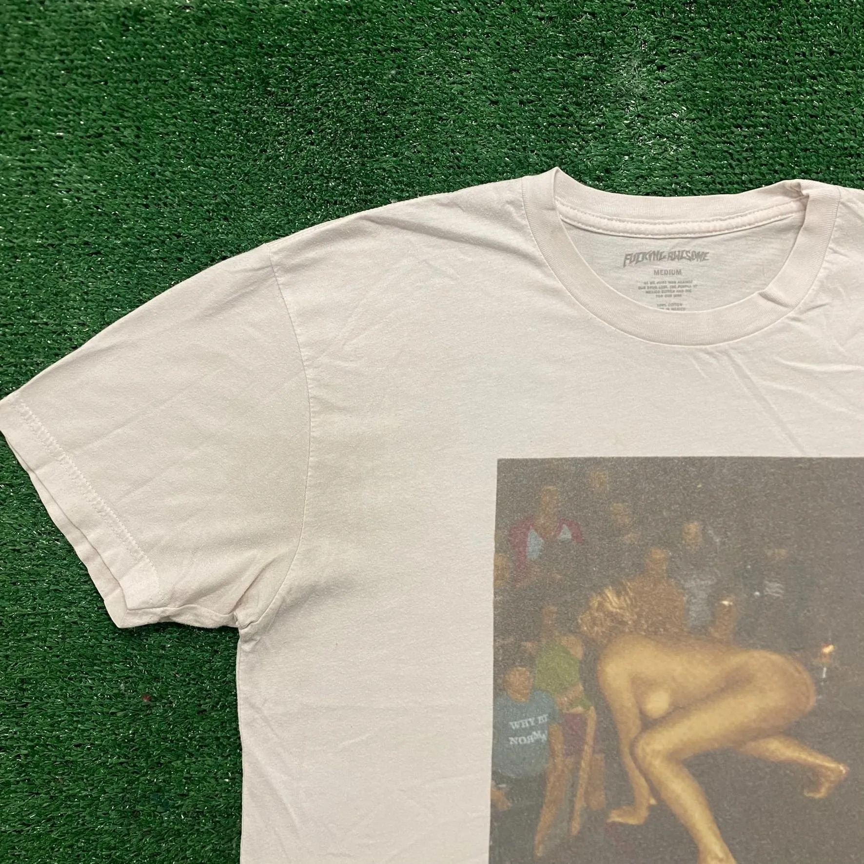 Essential Fucking Awesome Tour Naked XXX Skater T-Shirt
