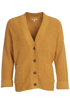 Ferryside Knitted Cardigan - Mustard