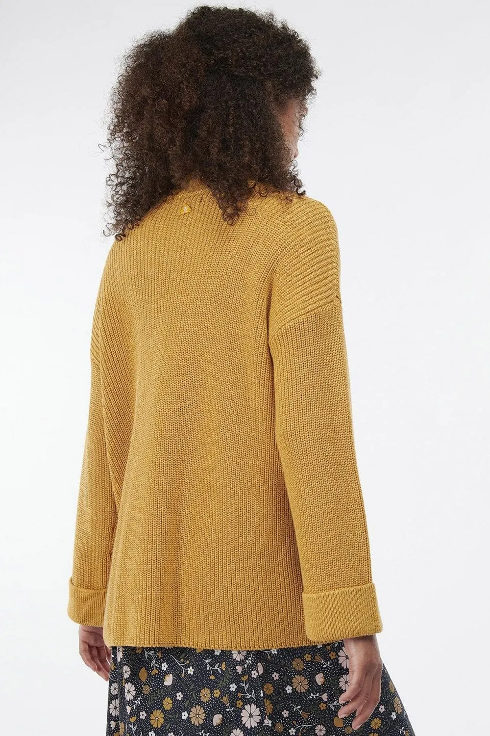 Ferryside Knitted Cardigan - Mustard