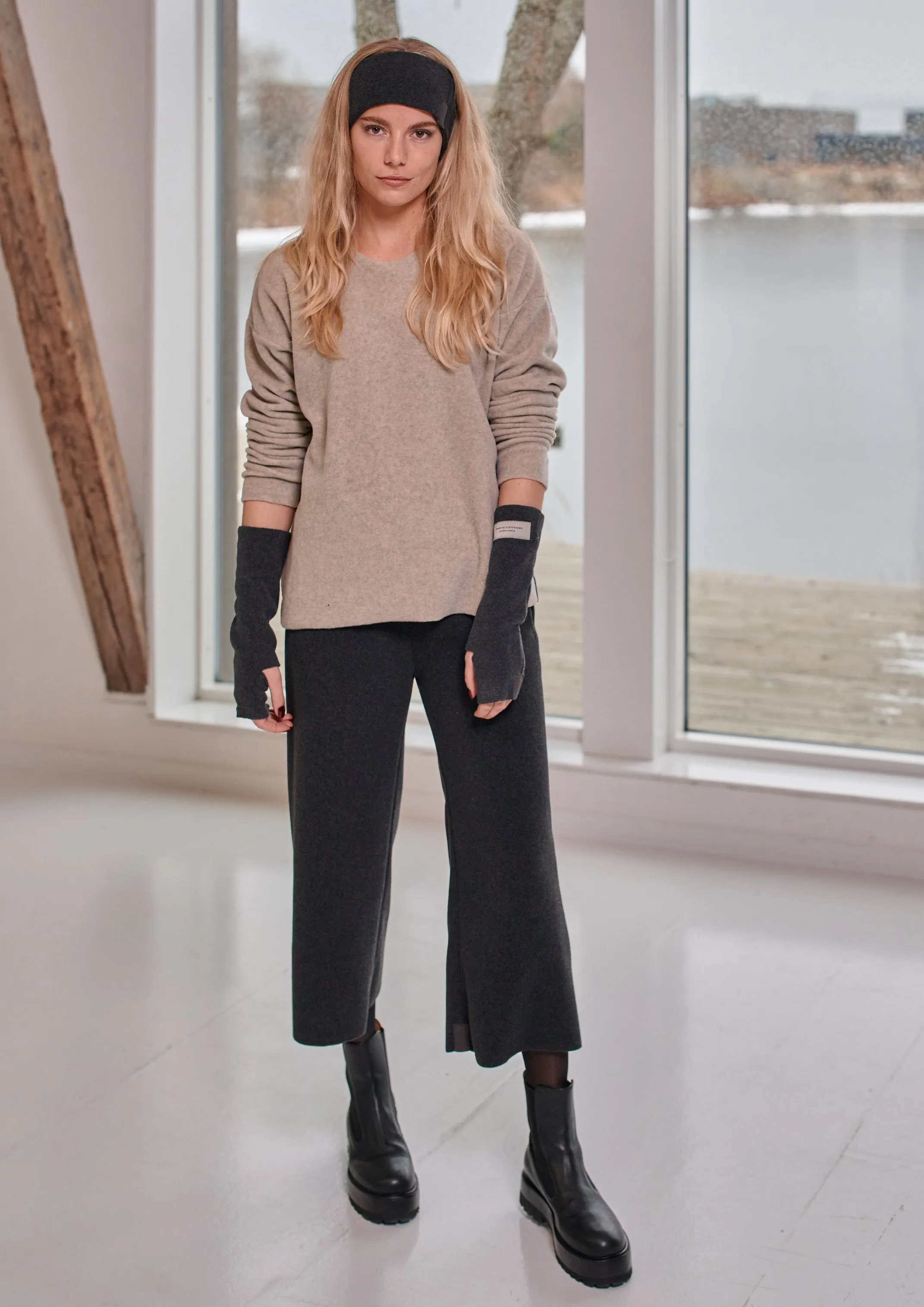 Fleece Trouser Soft Black