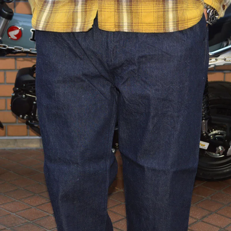 FOB FACTORY "F0508" DENIM TRACK PANTS