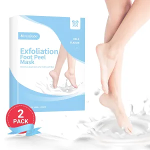 Foot Peel Mask 2 Pack, Dead Skin Callus Remover for FeetGood Smelling Exfoliator Foot Masks Plantifique, Socks for Baby Soft Feet - Lavender