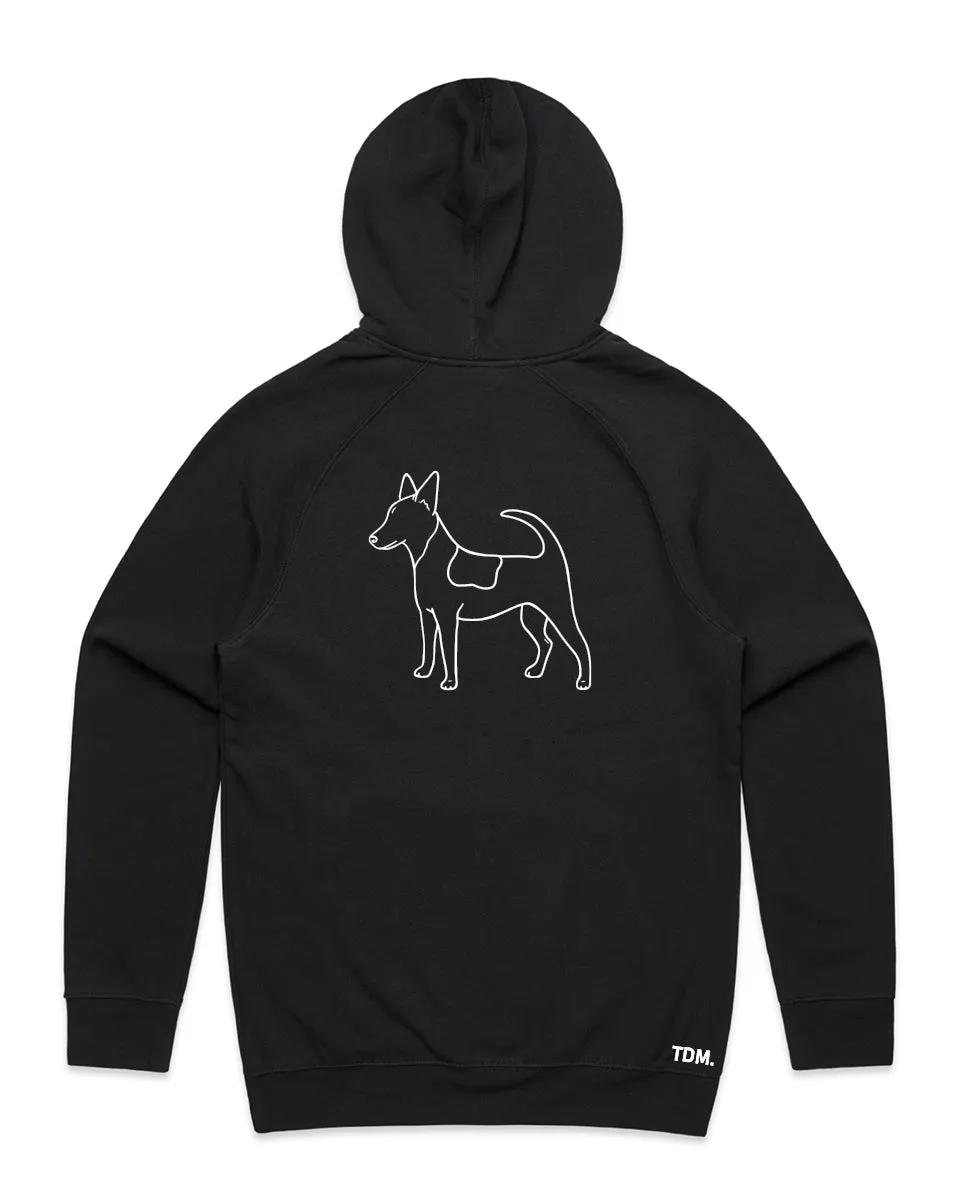 Fox Terrier (Smooth) Mum Illustration: Unisex Hoodie