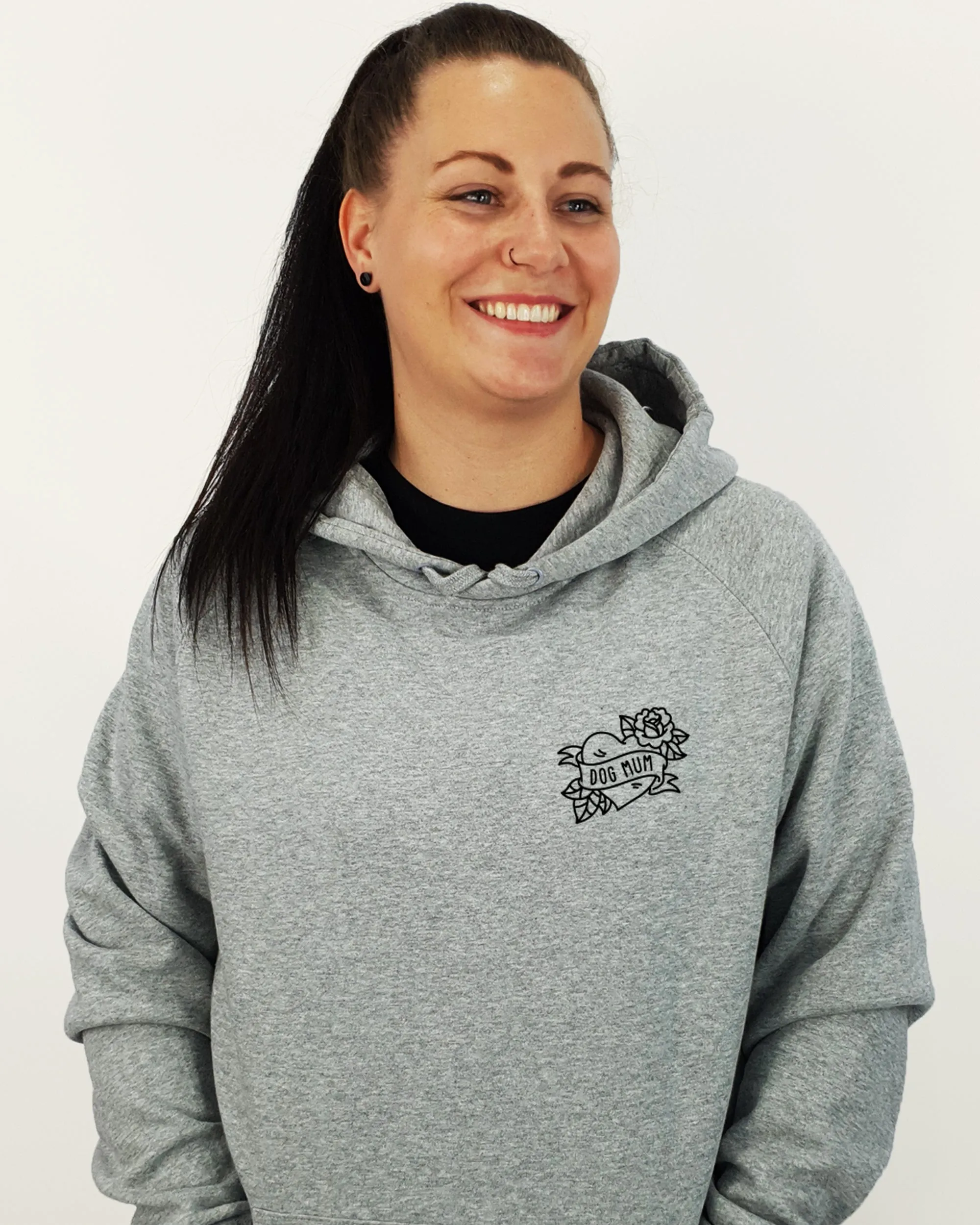 Fox Terrier (Smooth) Mum Illustration: Unisex Hoodie