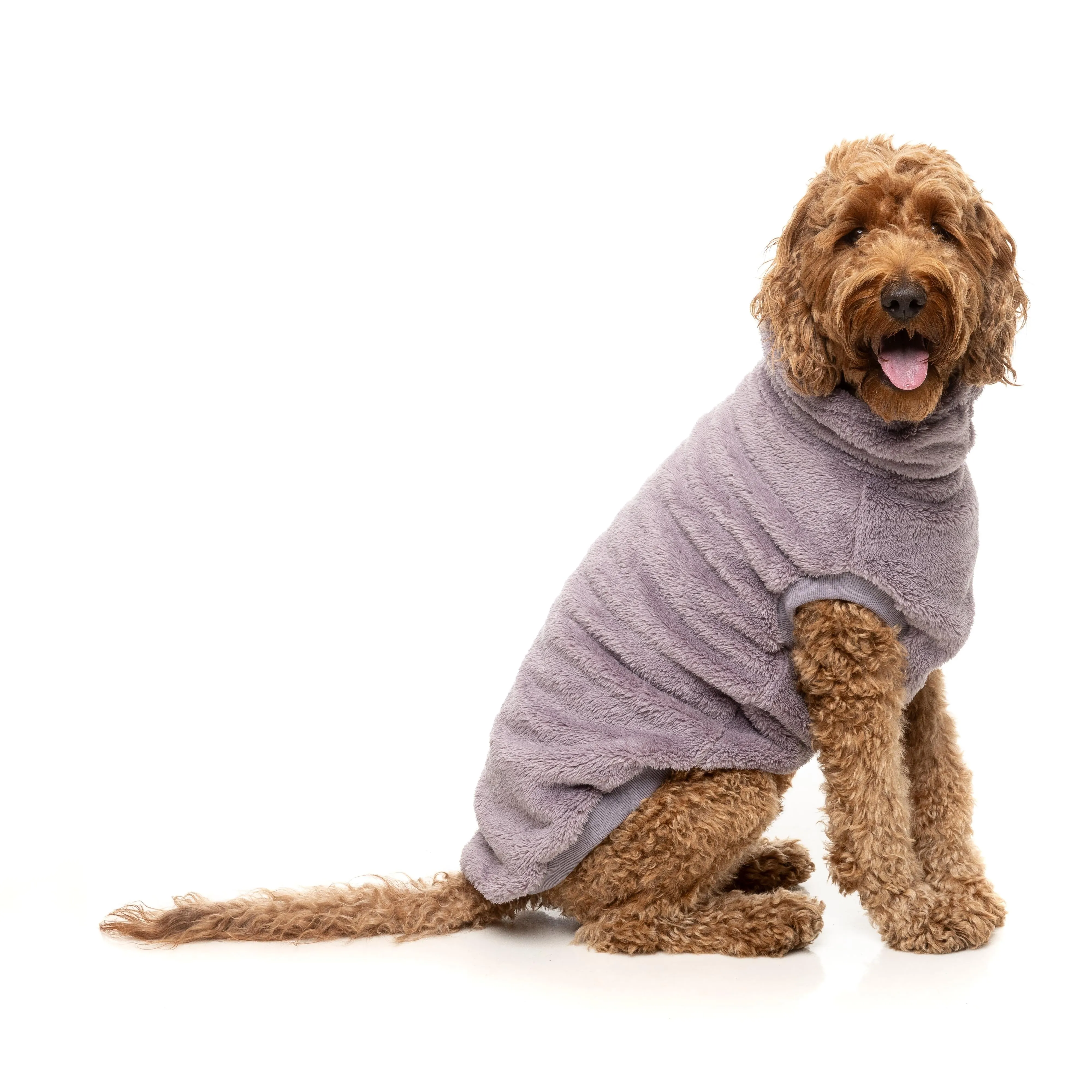 FuzzYard Dog Apparel Turtle Teddy 25 Sweater Lavender Size 2