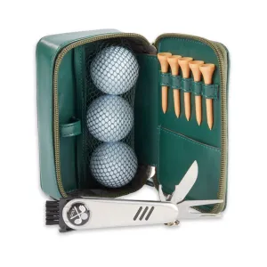 Green Leather Putter Golf Set