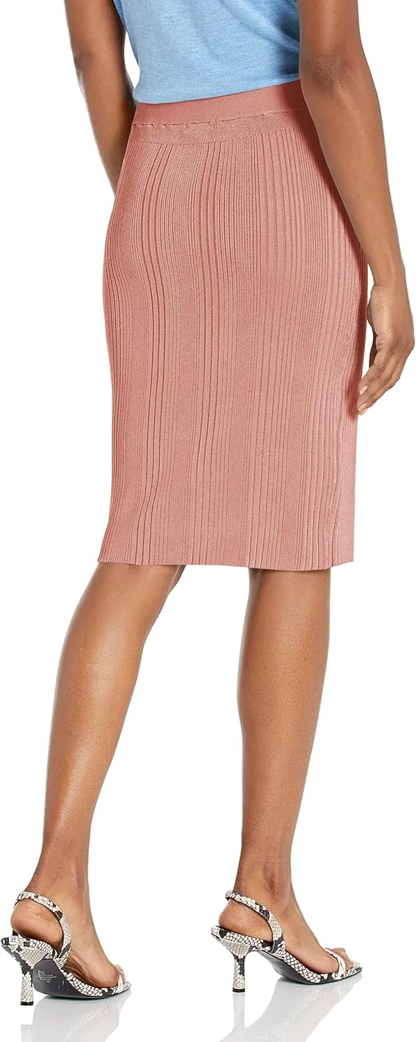 GUESS Women's Essential Alcosta Rib Mapped Skirt