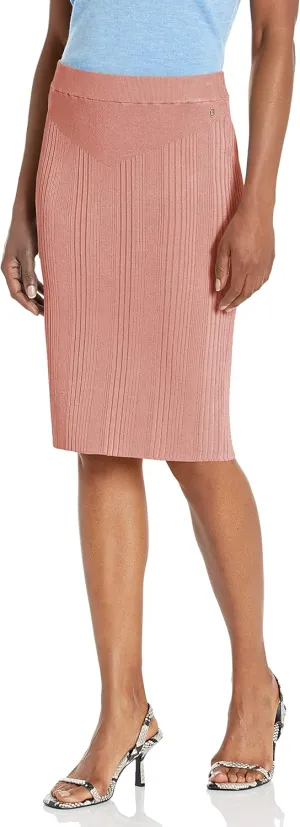 GUESS Women's Essential Alcosta Rib Mapped Skirt