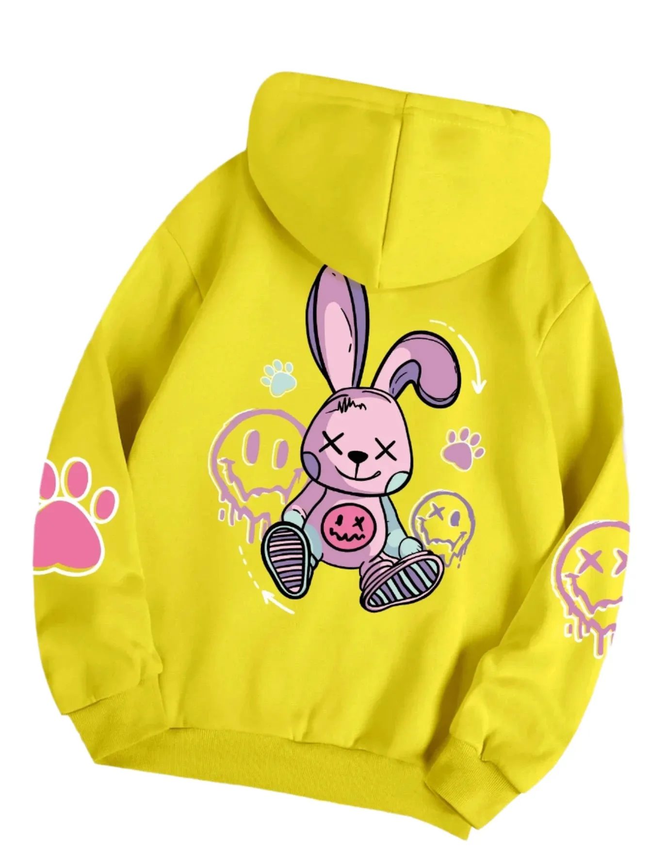 Hip Hop Oversized Printed Female Hoodies - Casual Fashion Sweatshirt for Women – Warm Autumn Fleece Clothing