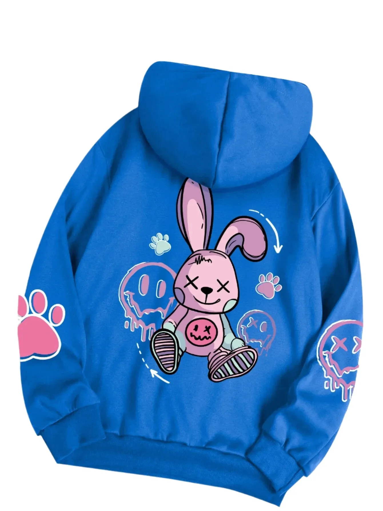 Hip Hop Oversized Printed Female Hoodies - Casual Fashion Sweatshirt for Women – Warm Autumn Fleece Clothing
