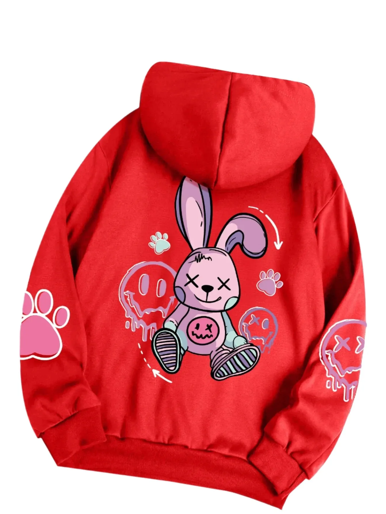 Hip Hop Oversized Printed Female Hoodies - Casual Fashion Sweatshirt for Women – Warm Autumn Fleece Clothing