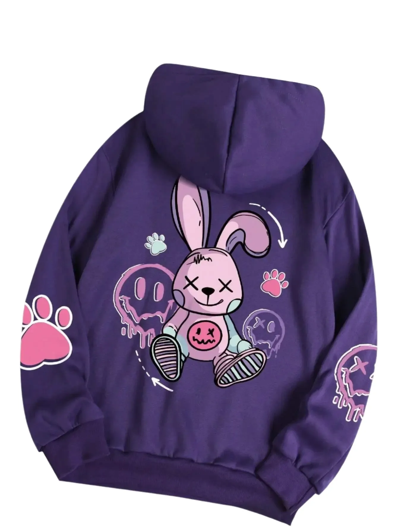 Hip Hop Oversized Printed Female Hoodies - Casual Fashion Sweatshirt for Women – Warm Autumn Fleece Clothing