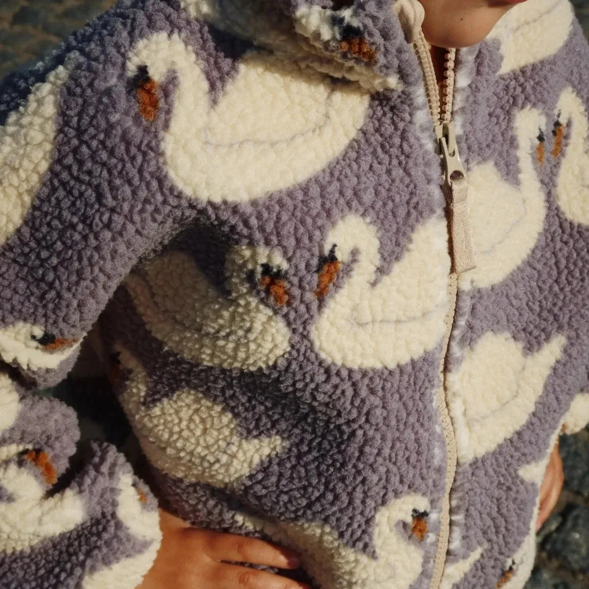 Jody Teddy Jacket - Swan