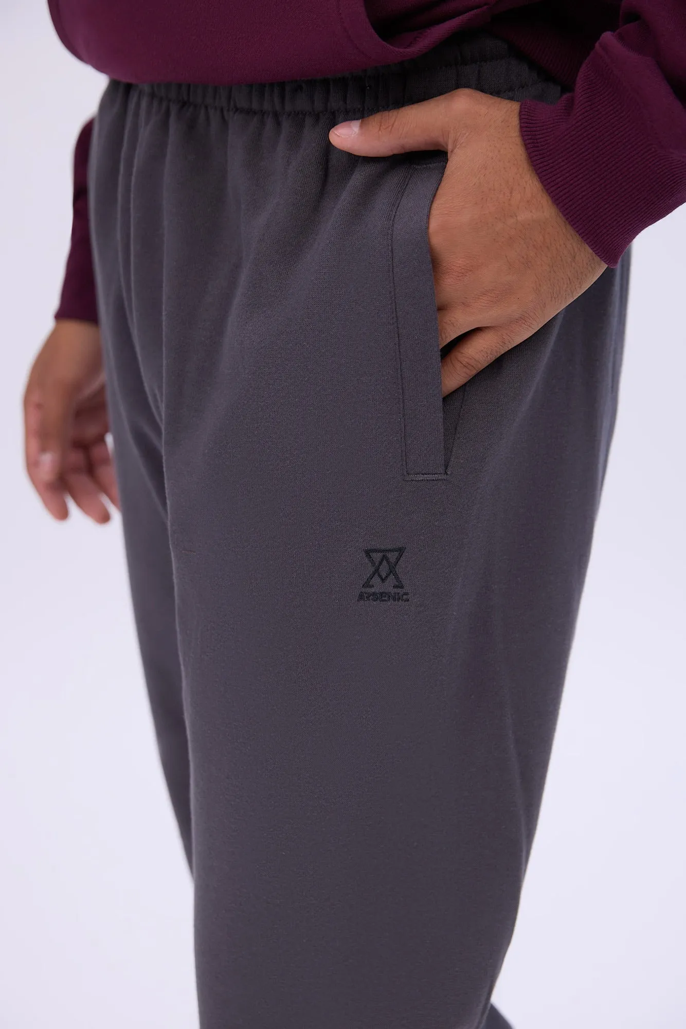 Jogger en molleton logo brodé Arsenic homme