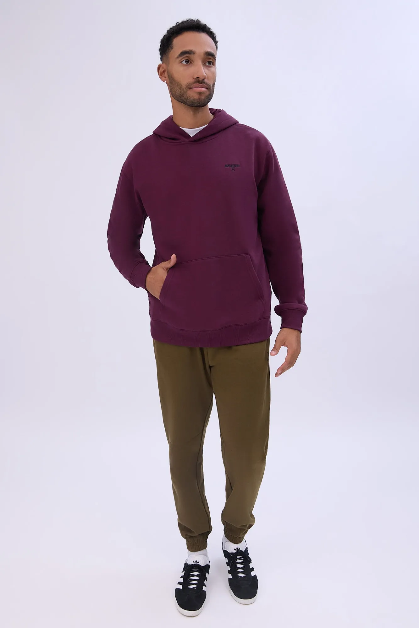 Jogger en molleton logo brodé Arsenic homme