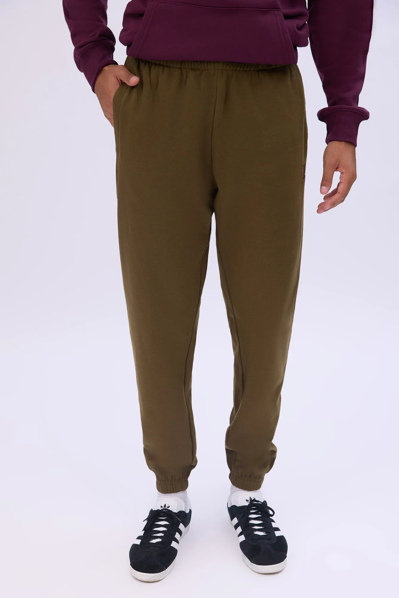 Jogger en molleton logo brodé Arsenic homme