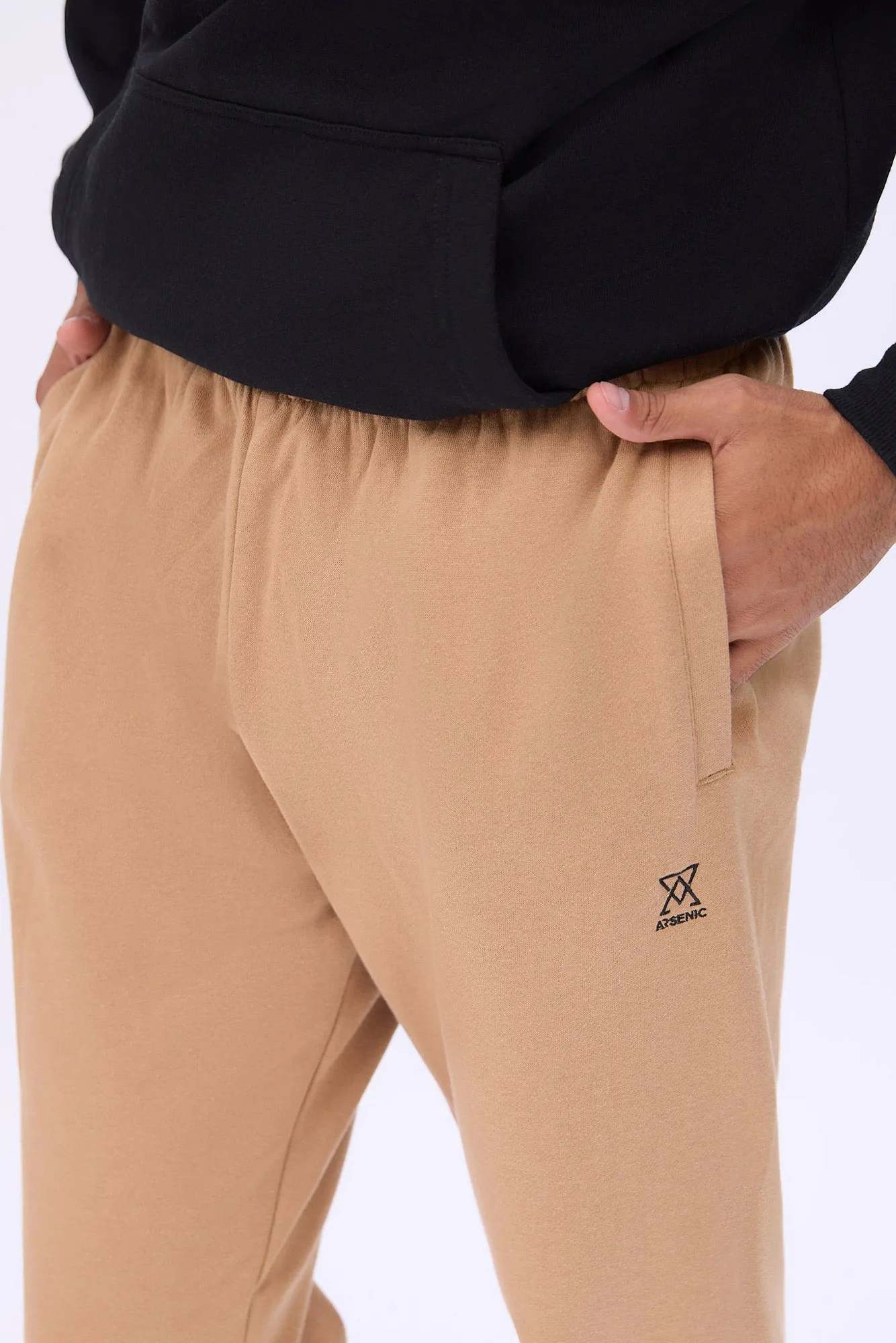Jogger en molleton logo brodé Arsenic homme