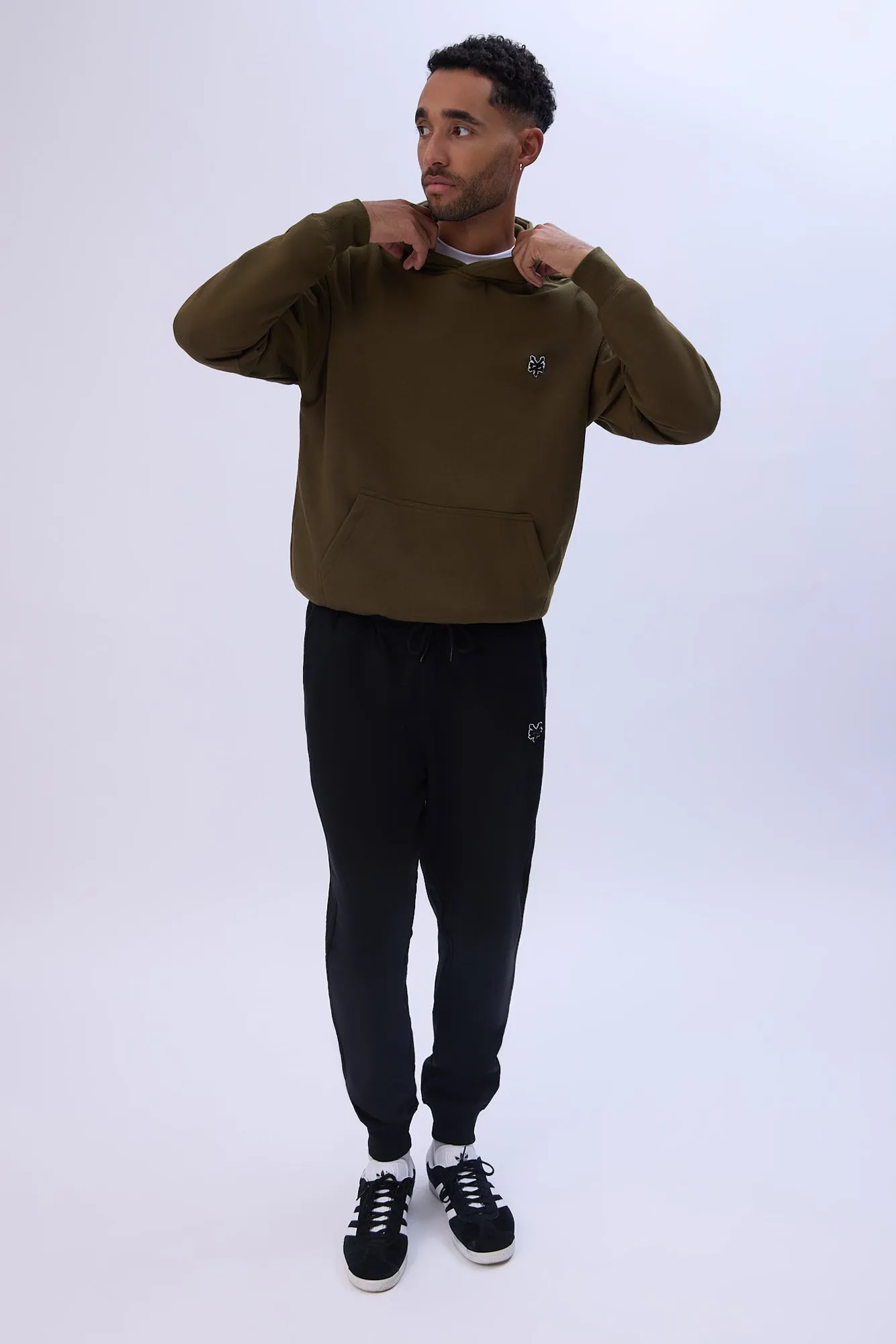 Jogger en molleton logo brodé Zoo York homme
