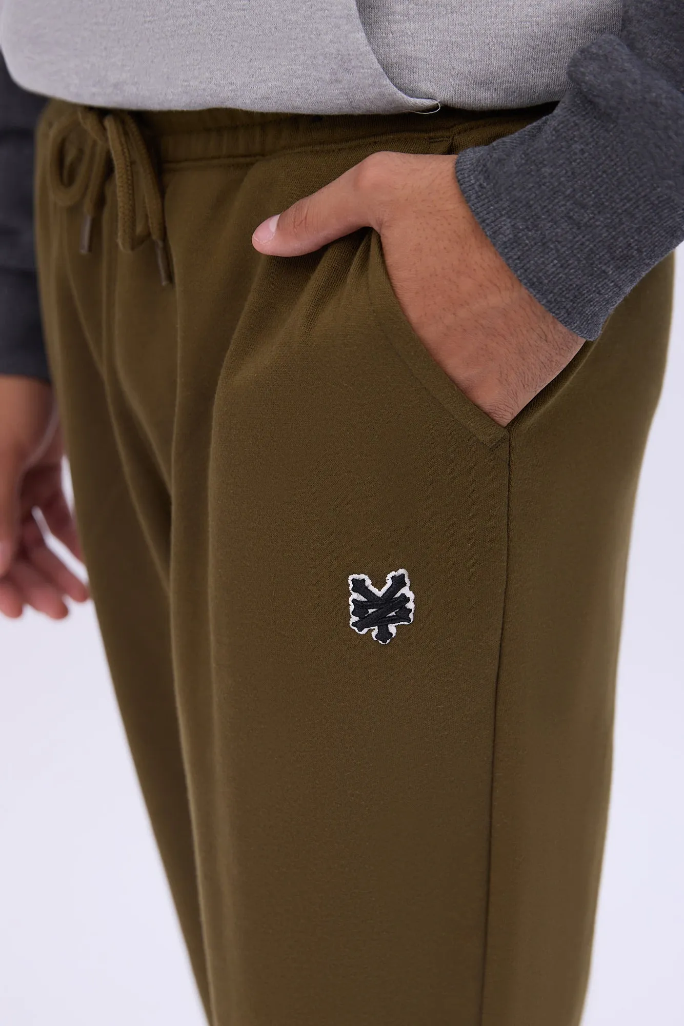 Jogger en molleton logo brodé Zoo York homme
