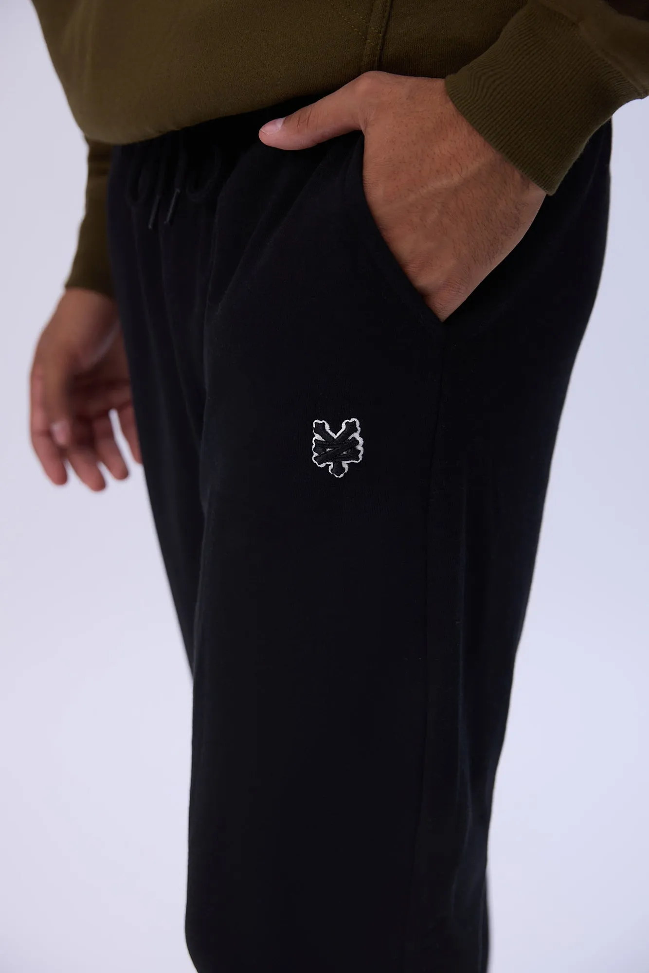 Jogger en molleton logo brodé Zoo York homme