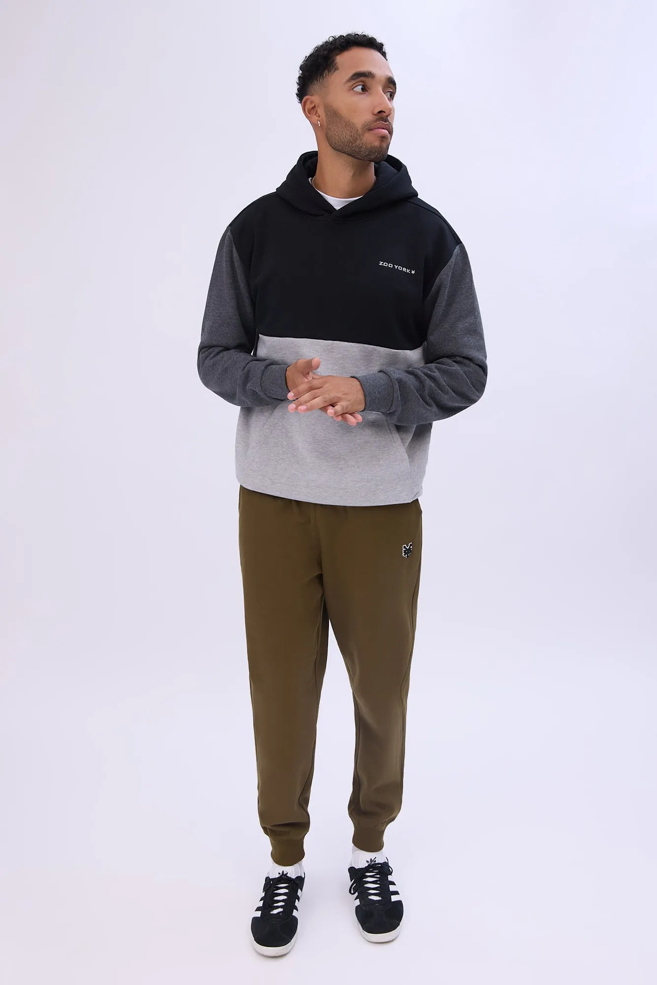 Jogger en molleton logo brodé Zoo York homme