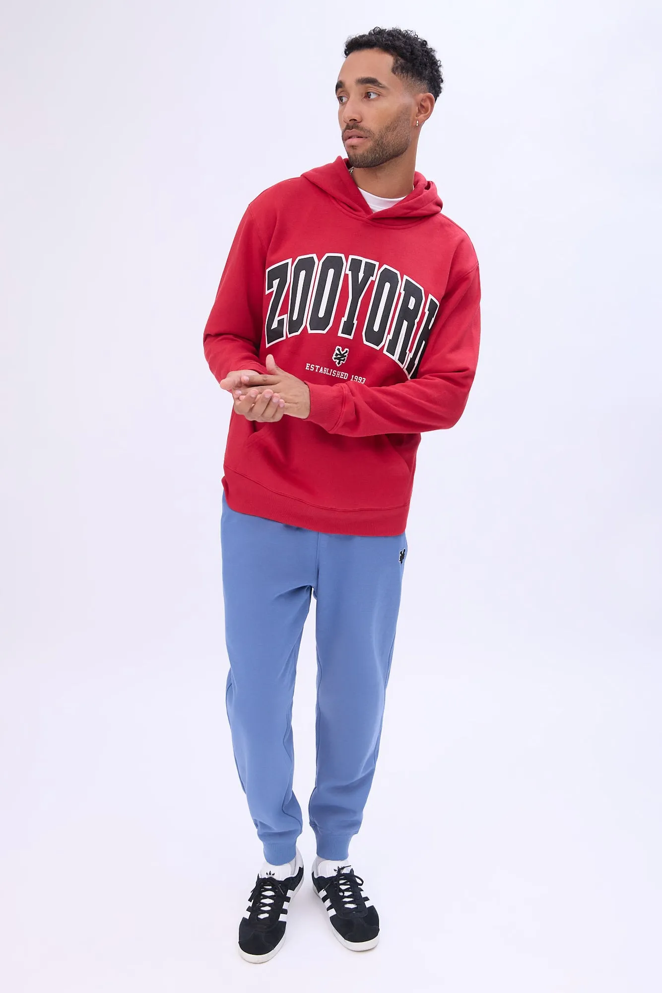 Jogger en molleton logo brodé Zoo York homme