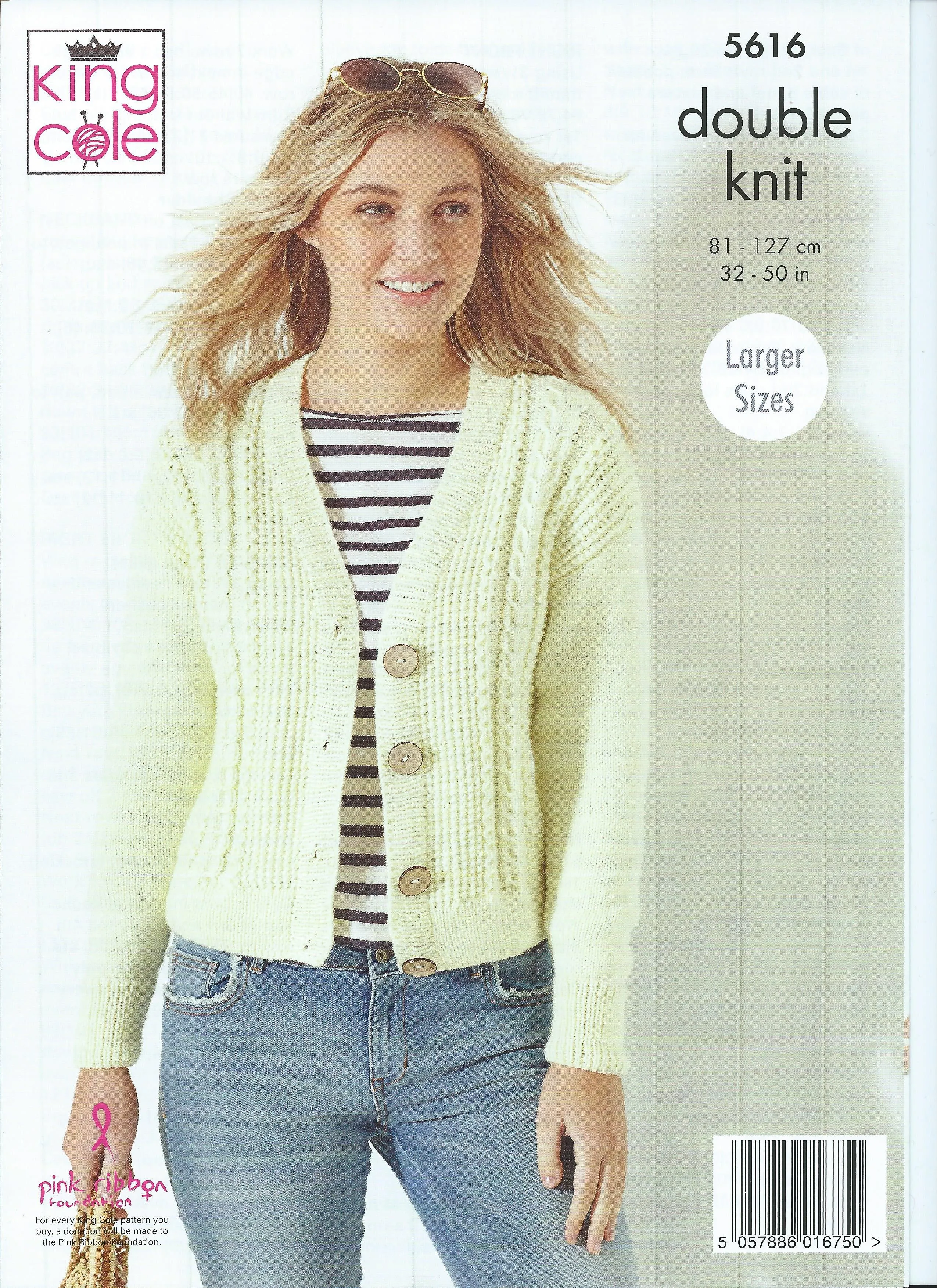 King Cole Paradise Beaches DK Pattern 5616 - Ladies Cardigans